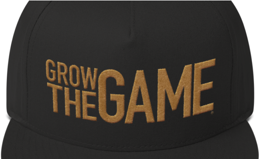 Grow The Game Snapback Hats - Baseball Cap (570x320), Png Download