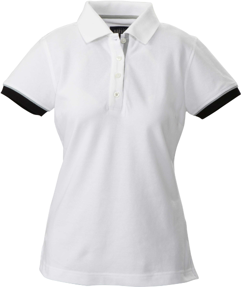 James Harvest Sportswear 2125025 100 Antreville White - Polo Shirt (529x630), Png Download