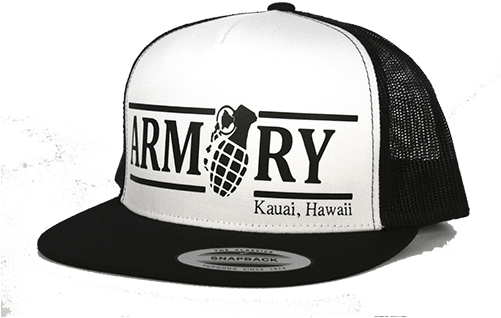 White Faced Classic Snapback Hat With Black Armory - Baseball Cap (500x500), Png Download