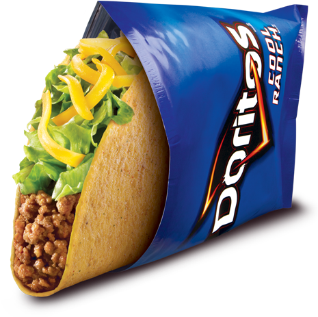 Cool Ranch Doritos Locos Taco - Cool Ranch Dorito Loco Taco (610x484), Png Download