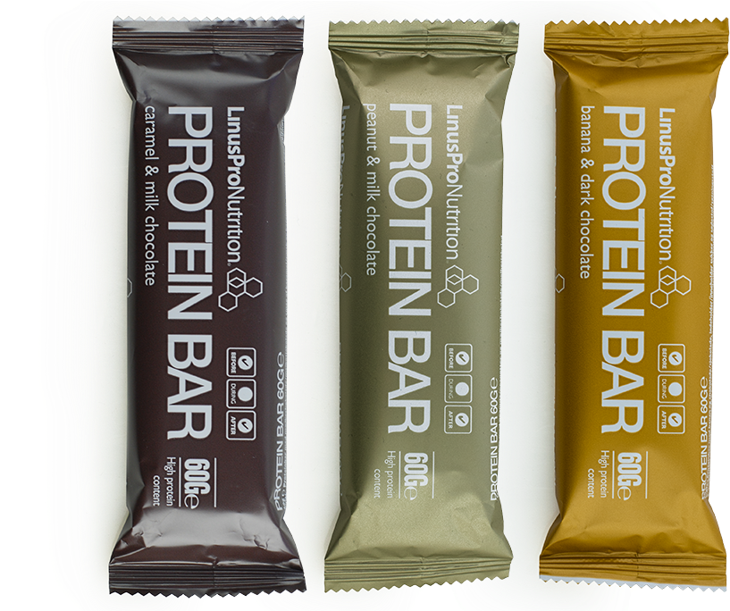 Peanut With A Thin Coating Of Milk Chocolate, Banana - Linuspro Protein Bar, 60g, Banana/chocolate (1024x683), Png Download