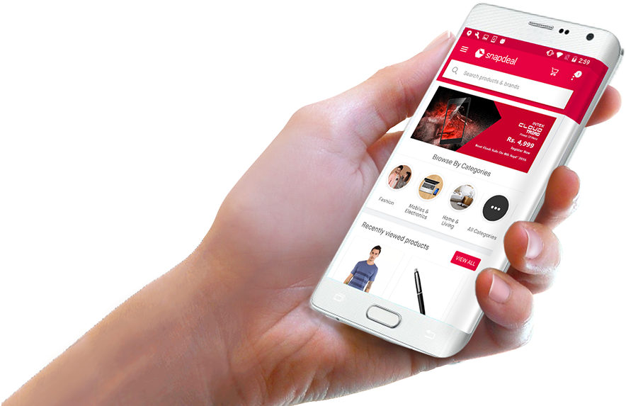 Snapdeal Shopping Apps - Peniya 1 One Single Din Car Stereo Headunit Receiver (970x572), Png Download