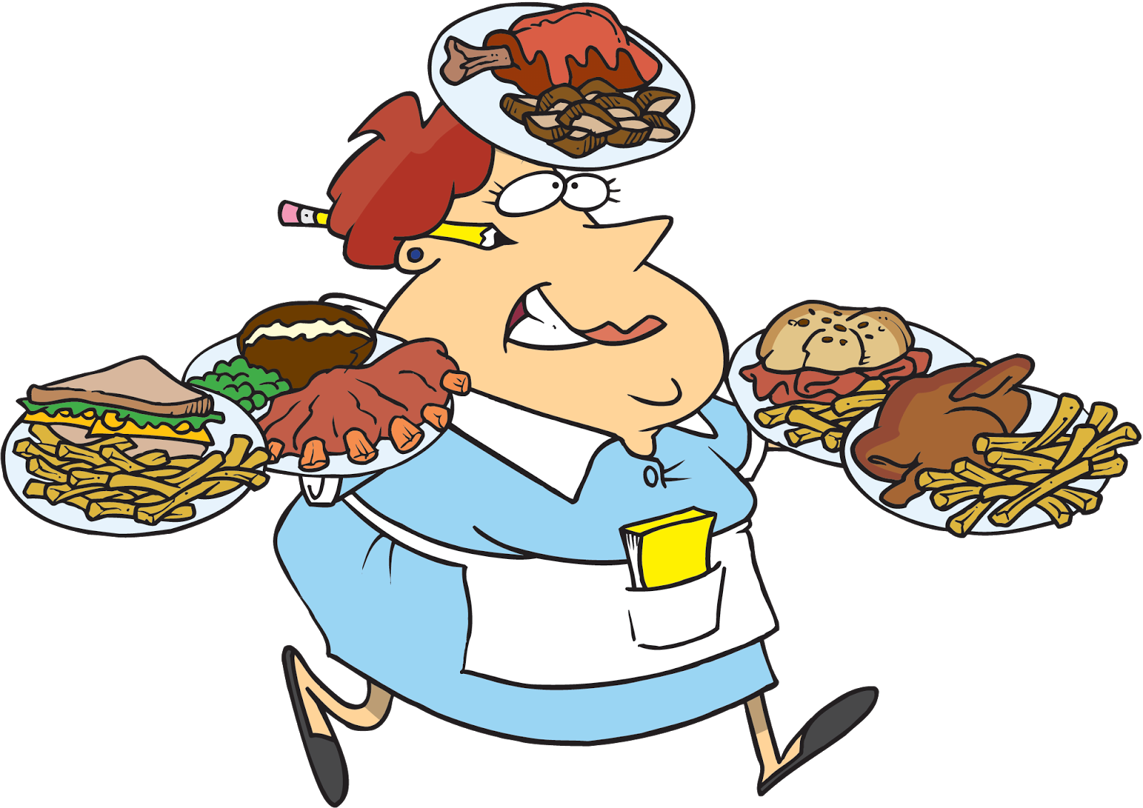 Picture Transparent Economics Baskin Robbins Finding - Waitress Clipart (1600x1132), Png Download