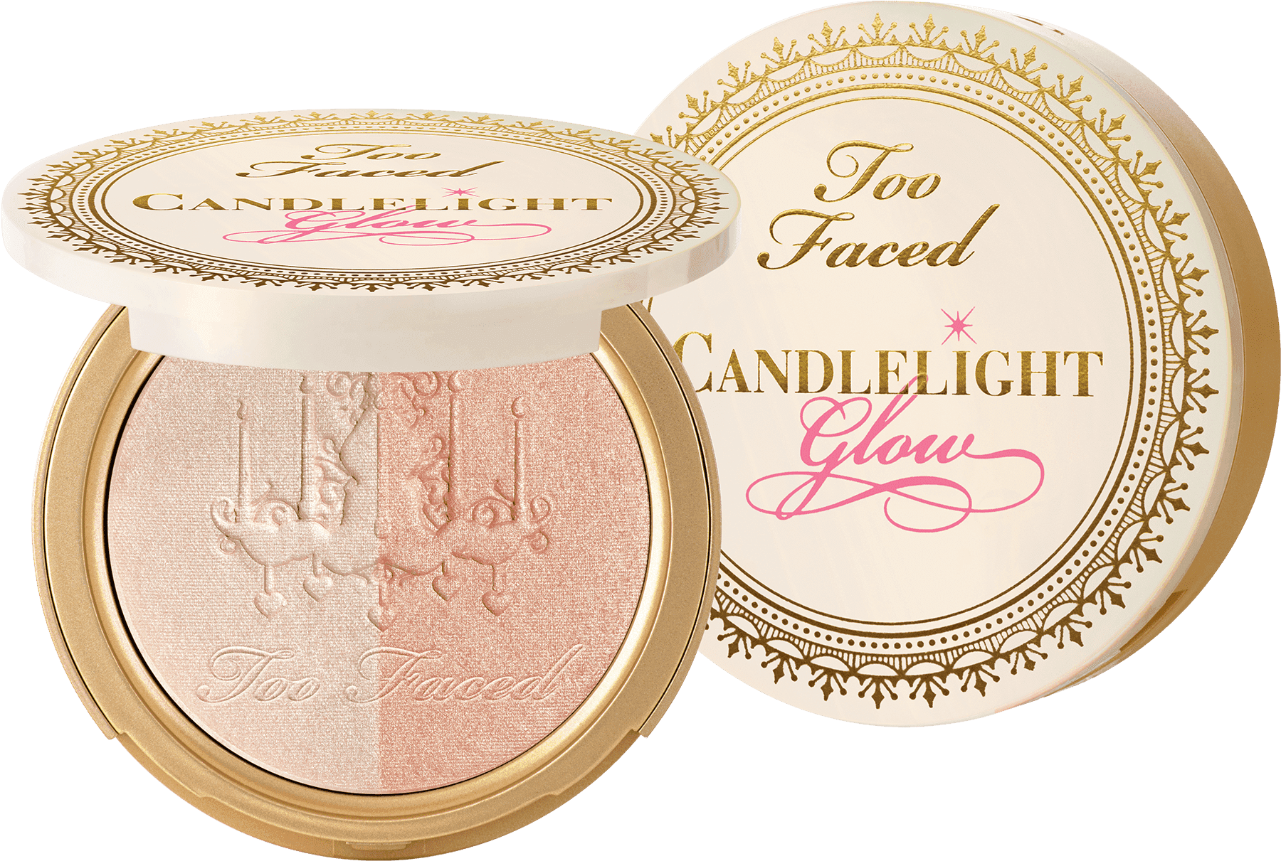 Candlelight Glow Powder- Warm Glow - Too Faced 'candlelight' Glow Powder 12g, Rosy Glow (2000x1210), Png Download