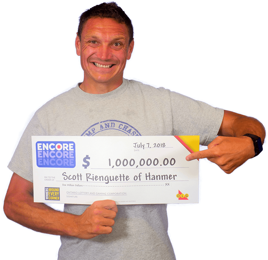 2018 Olg July17 Winner Rotating Rienguette Scott - Lottery (1121x937), Png Download