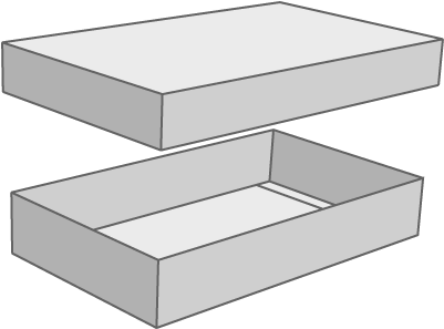 Lid And Bottom Box - Coffee Table (480x480), Png Download