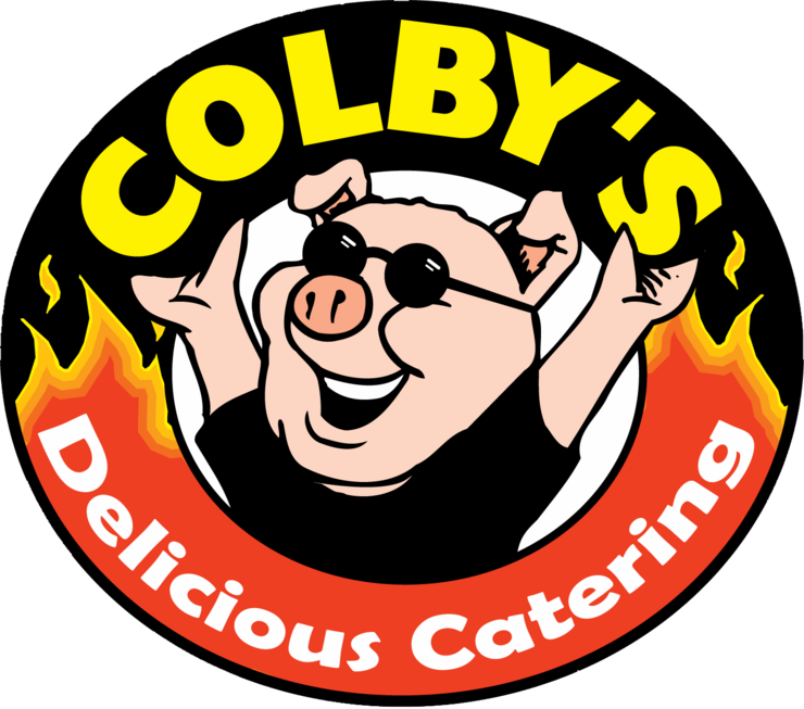 Catering Logo Pig - Pig Roast (740x653), Png Download