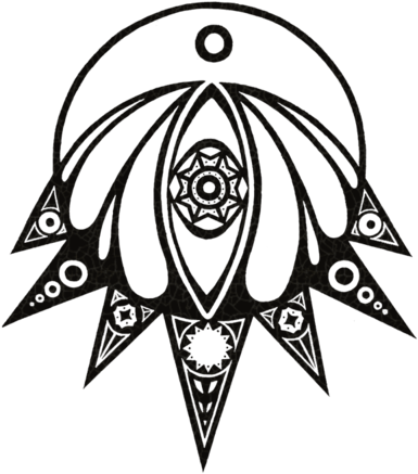 Sun Rays - Sun Moon Tattoo (400x477), Png Download