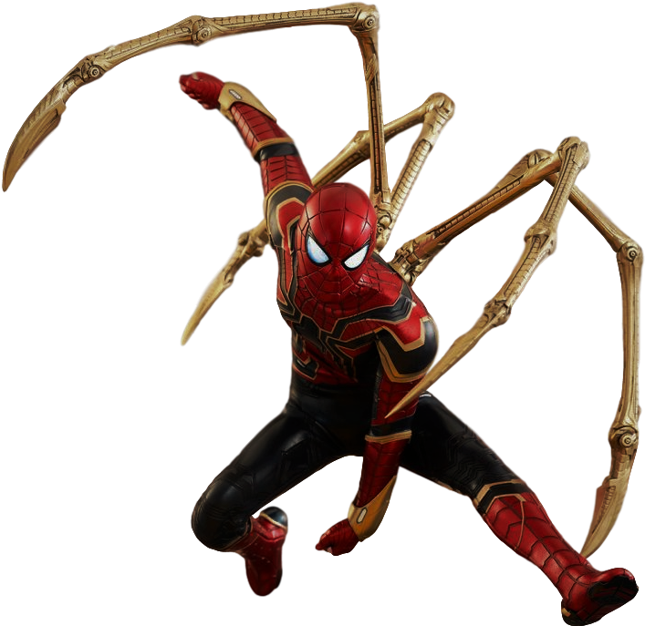 Iron Spider Transparent By Camo Flauge-dc9rwq9 - Spiderman Iron Spider Png (784x722), Png Download
