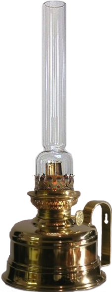 'maitresse' Solid Brass Oil Lamp $119 - Brass (391x651), Png Download