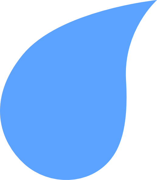 Water Droplet Clip Art - Water Droplets Png Vector (516x594), Png Download