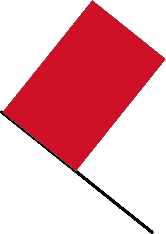 Red Flag - Red Flag Clip Art (567x800), Png Download