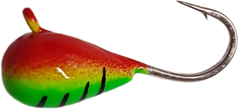 Red Firetiger Tungsten Uv Glow Jig - Ultraviolet (1024x668), Png Download