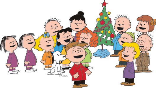 Closed - Charlie Brown Christmas Family (528x300), Png Download