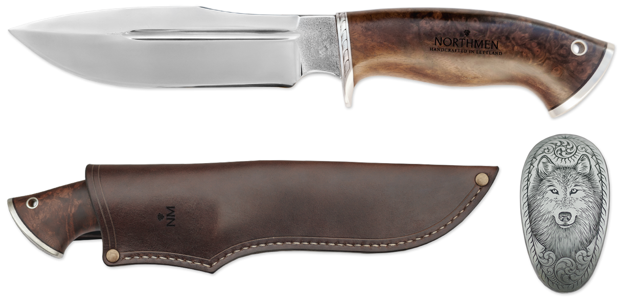 White Wolf Zdp 189 Detailed - White Wolf Bowie Knife (1280x633), Png Download
