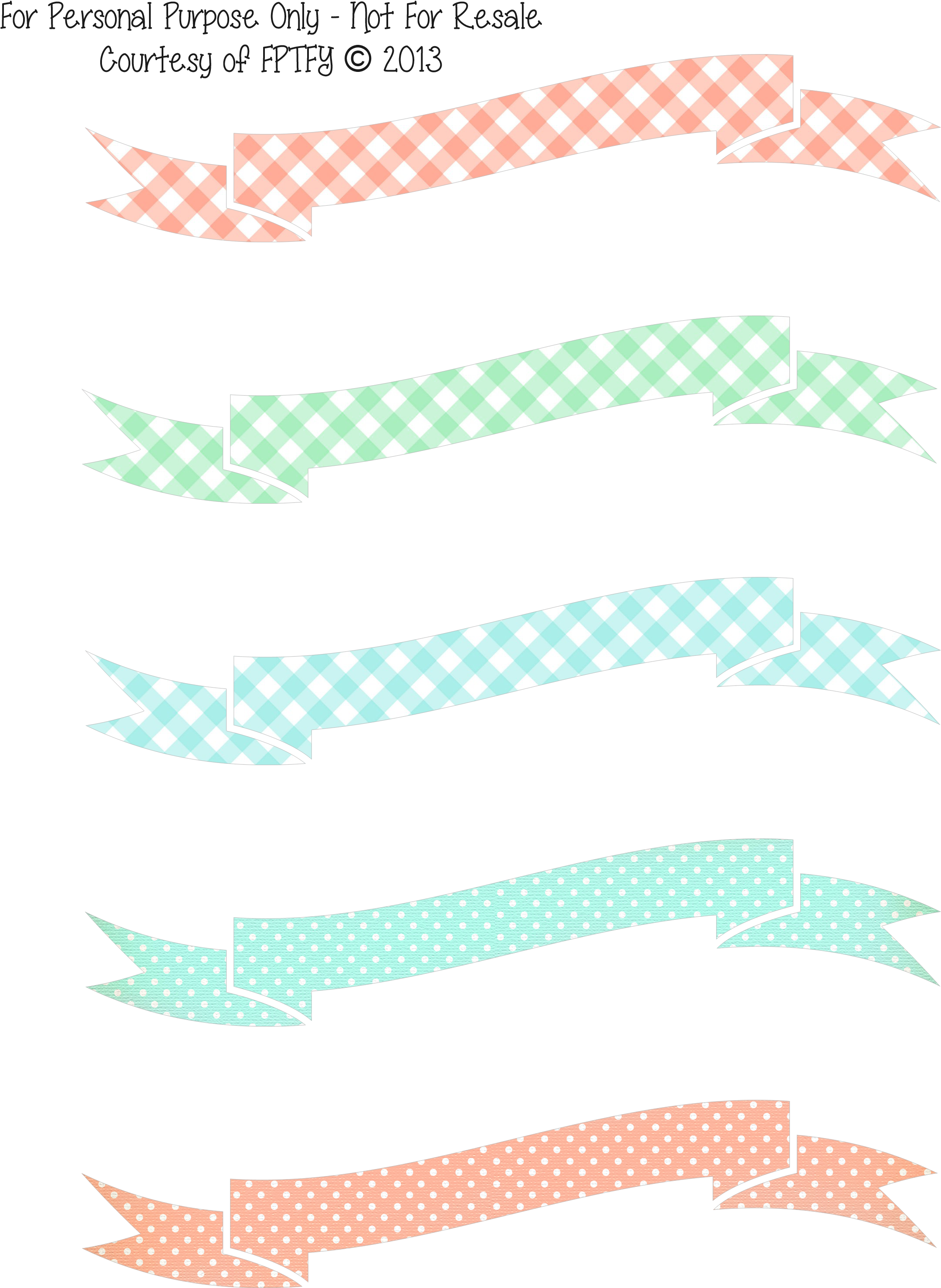 Free Vintage Banners By Fptfy - Melee Weapon (2550x3300), Png Download