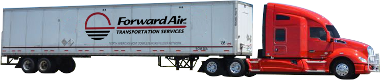 Semi Truck Png - Forward Air Trucks (811x266), Png Download