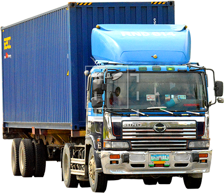 Deep Blue Semi Truck - Semi Truck Photoshop Cut Out (450x450), Png Download