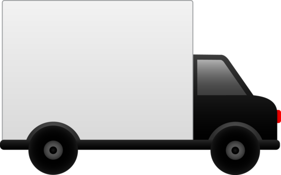 Free - Delivery Truck Clipart (550x344), Png Download