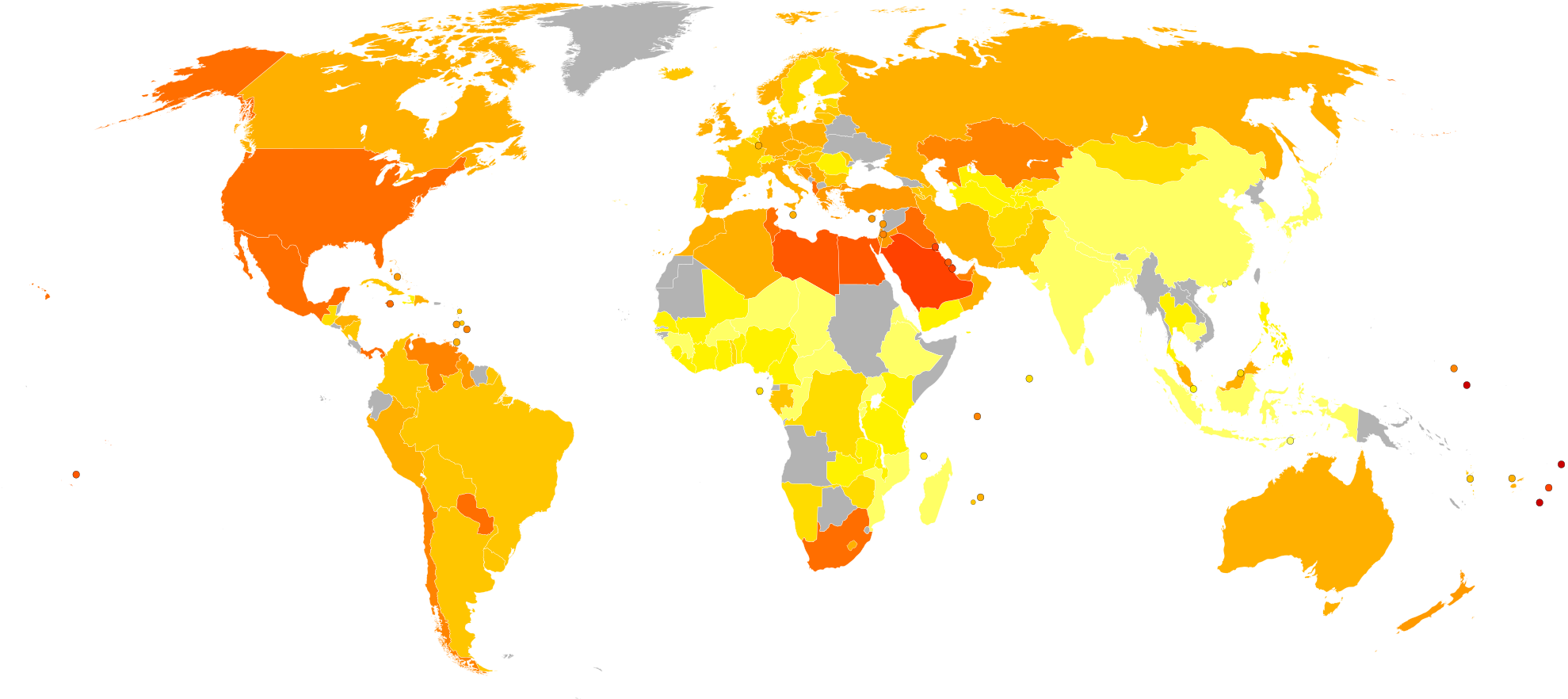 Open - India To New Zealand Map (2000x883), Png Download