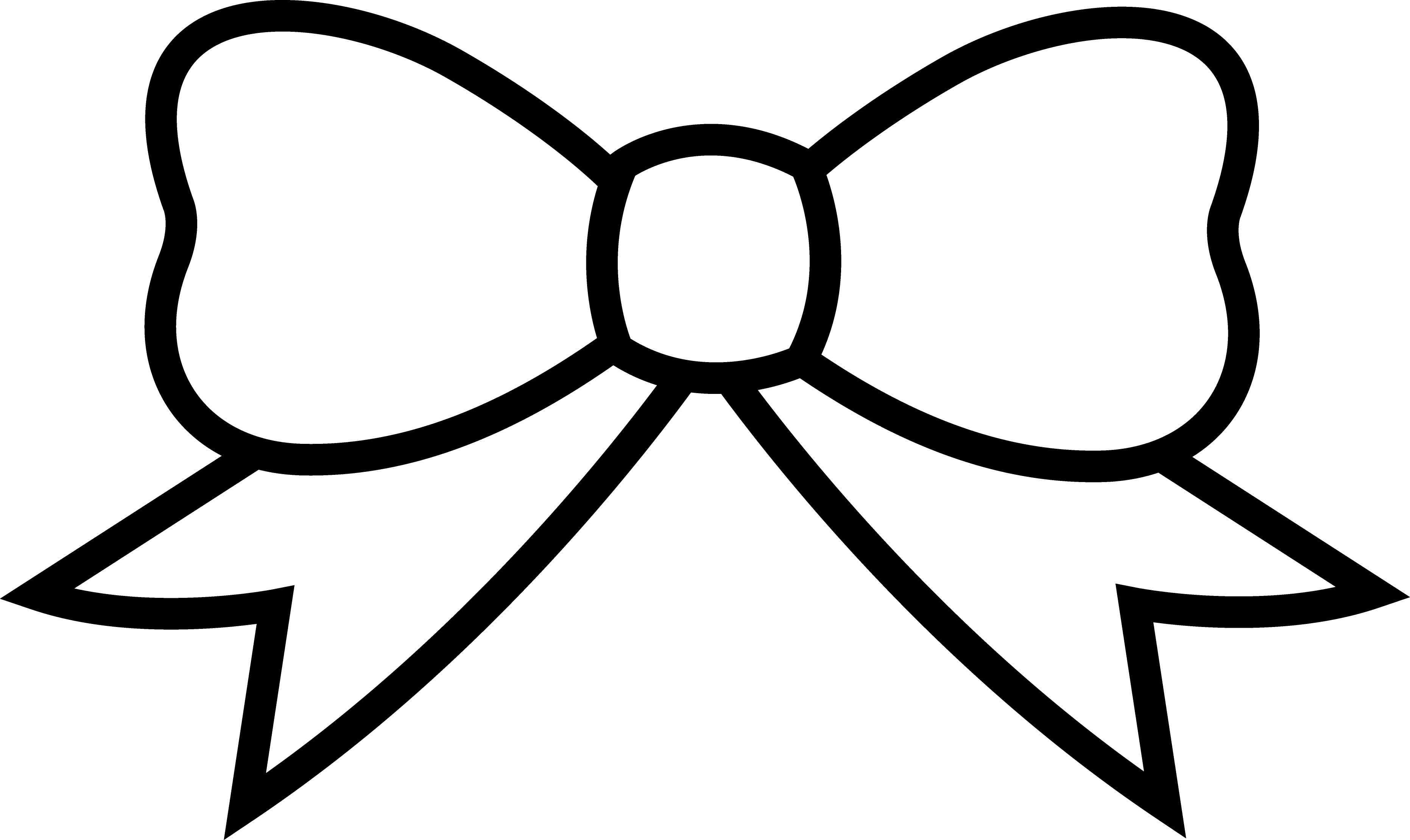 Free Bow Clipart Free Download Clip Art Free Clip Art - Bow Clipart (3725x2220), Png Download