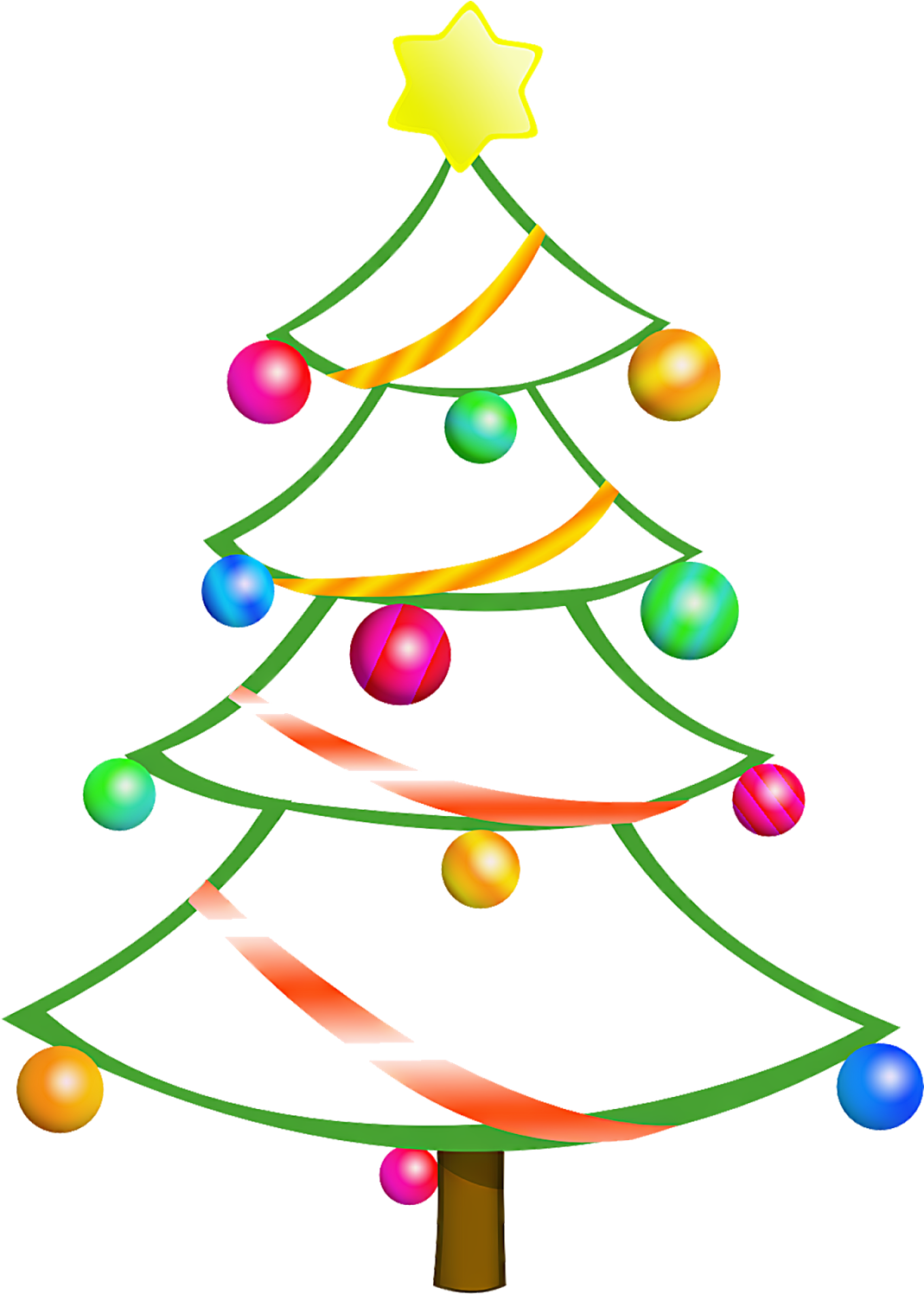 Border Clip Art Panda Free Images Resolutionclipart - Christmas Tree 2 Ornament (oval) (1068x1600), Png Download