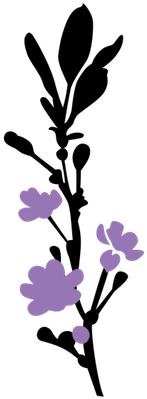 Rama Con Flores - Sticker (400x400), Png Download