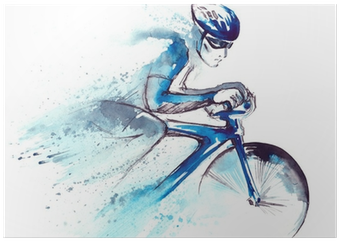 Art Print: Okalinichenko's Racing Cyclist, 61x46cm. (400x400), Png Download