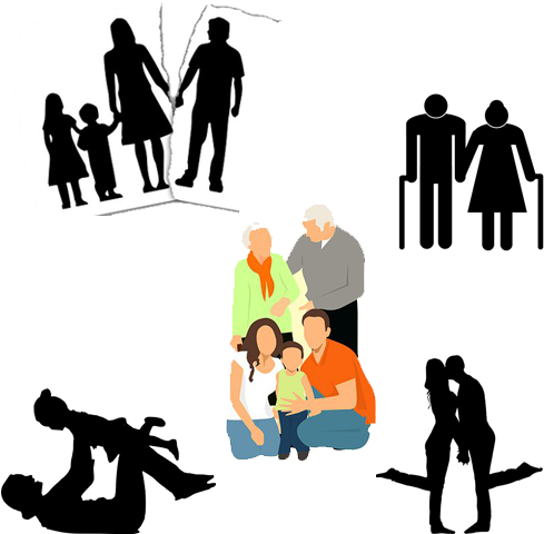 Family Healing This Theme Has Such A Wide Spectrum - Grow Old Together Marriage Promise Coupl Basic Tees (500x500), Png Download