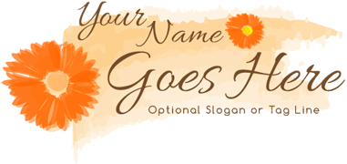 Flower Paint Streak Logo - Logo (400x400), Png Download