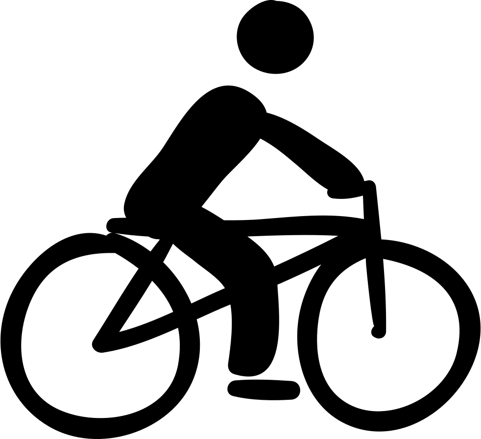 Cyclist On Bicycle Comments (982x896), Png Download