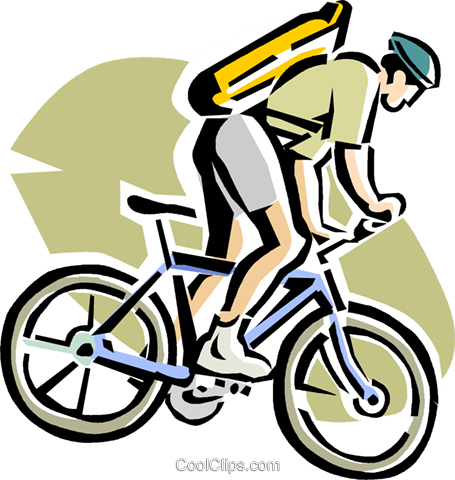 Cycling Clipart Mountain Bike - Mountain Biking Clipart Png (455x480), Png Download