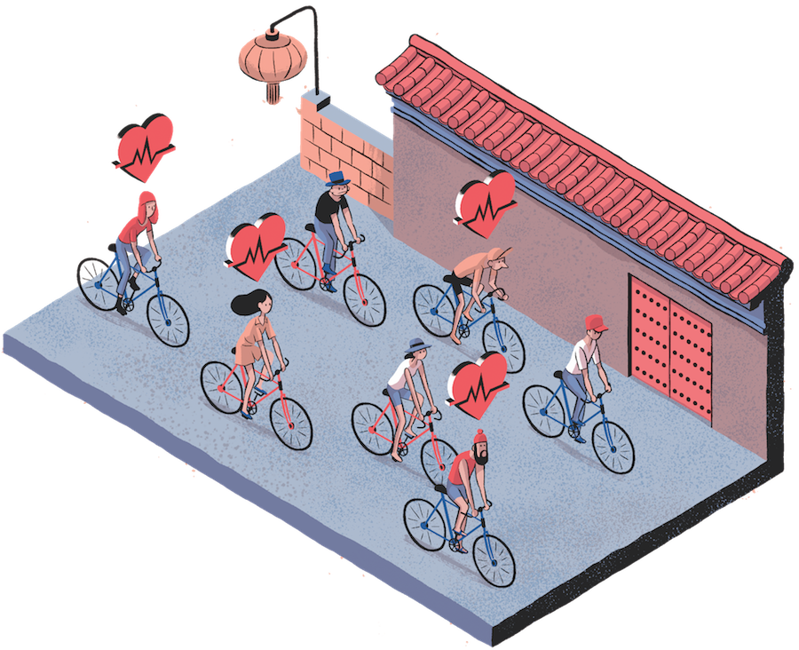 Data For Cities In The Developing World Such As Delhi - Hybrid Bicycle (900x732), Png Download