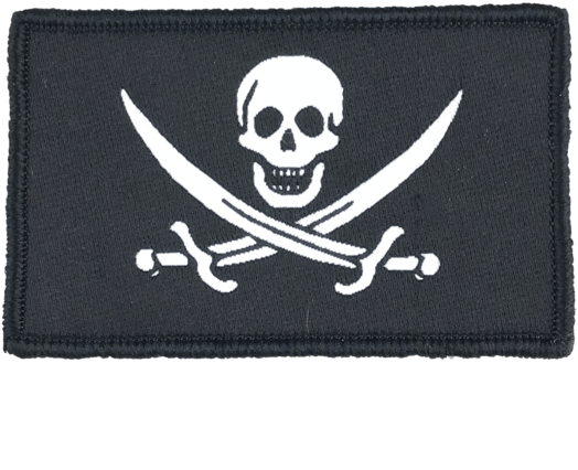 $0 - - Red Calico Jack Flag Shower Curtain (1024x1024), Png Download