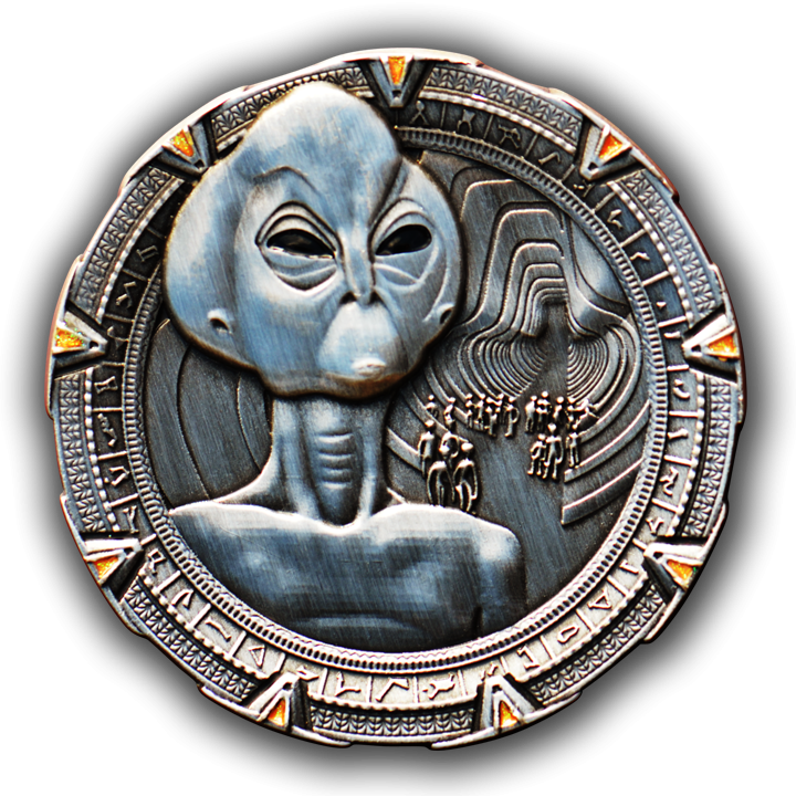 I Love Stargate Stargate Movie, Stargate Sg - Stargate Geocoin Thor (720x720), Png Download
