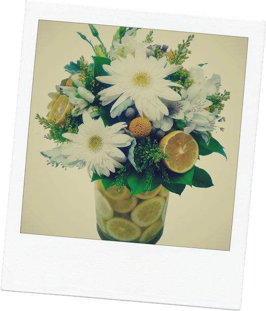 A Zesty Wedding - Bouquet (530x619), Png Download