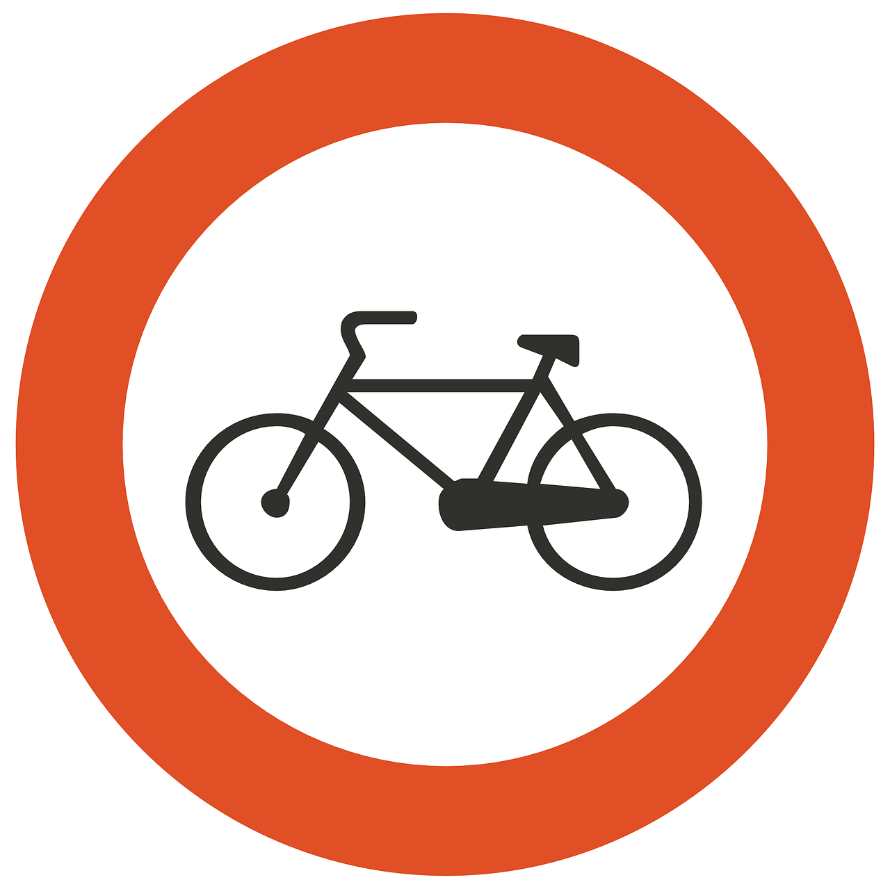 Whether You Are Cycling Newbie Or Seasoned Pro We All - Cycle Prohibited Sign (1280x1279), Png Download