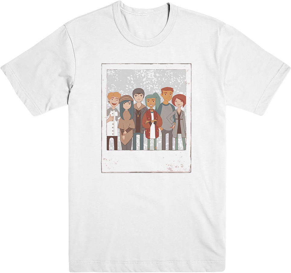 Polaroid T-shirt - T-shirt (1010x1050), Png Download