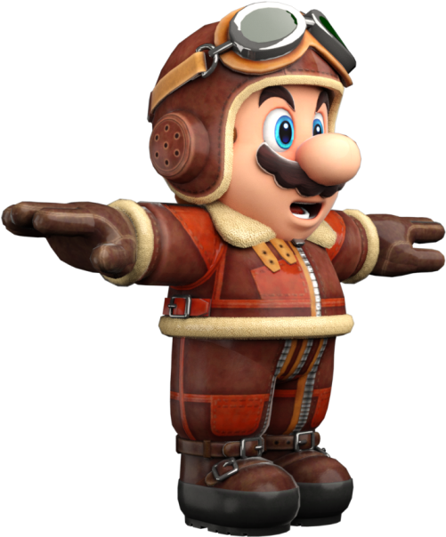 Download Zip Archive - Aviator Mario (750x650), Png Download