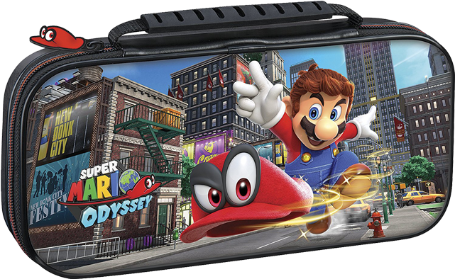 Game Traveler Deluxe Travel Case - Nintendo Super Mario Odyssey (640x480), Png Download