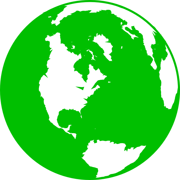 Dark Clip Art At - Red And White Globe (600x600), Png Download