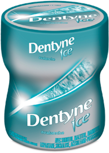 60-piece Dentyne Ice Avalanche Gum - Dentyne Ice Gum Costco (724x660), Png Download