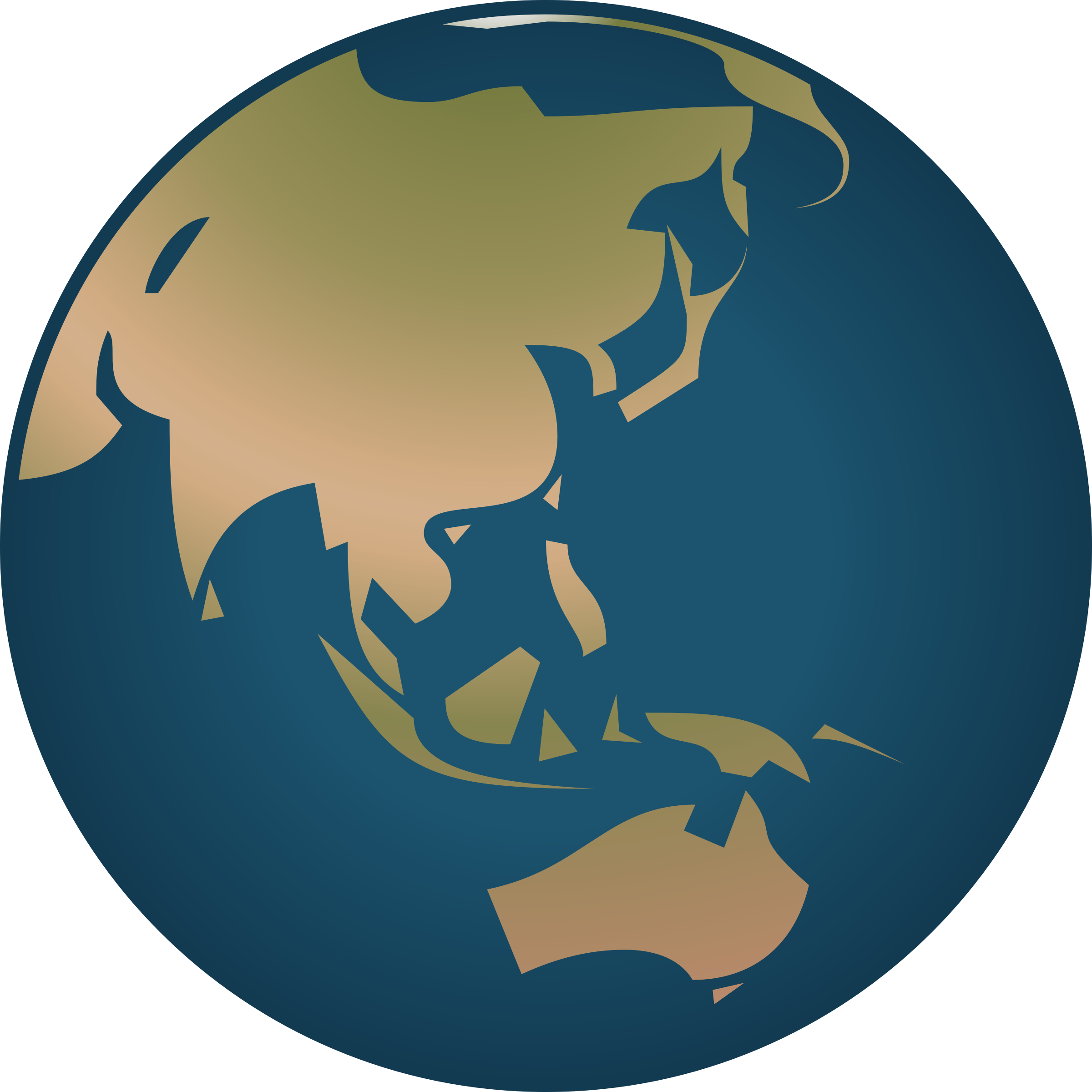 Facing Asia And Australia Big Image Png - Globe Simple (2400x2400), Png Download