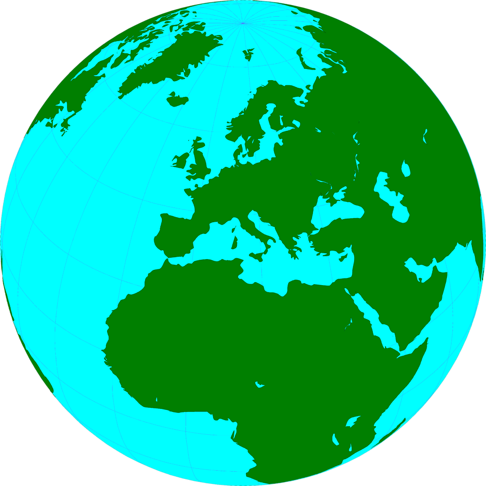 Europe Clipart Globe - Europe Globe Clip Art (400x400), Png Download