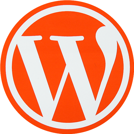 Wordpress Round Sticker - Wordpress Icon (1024x1024), Png Download