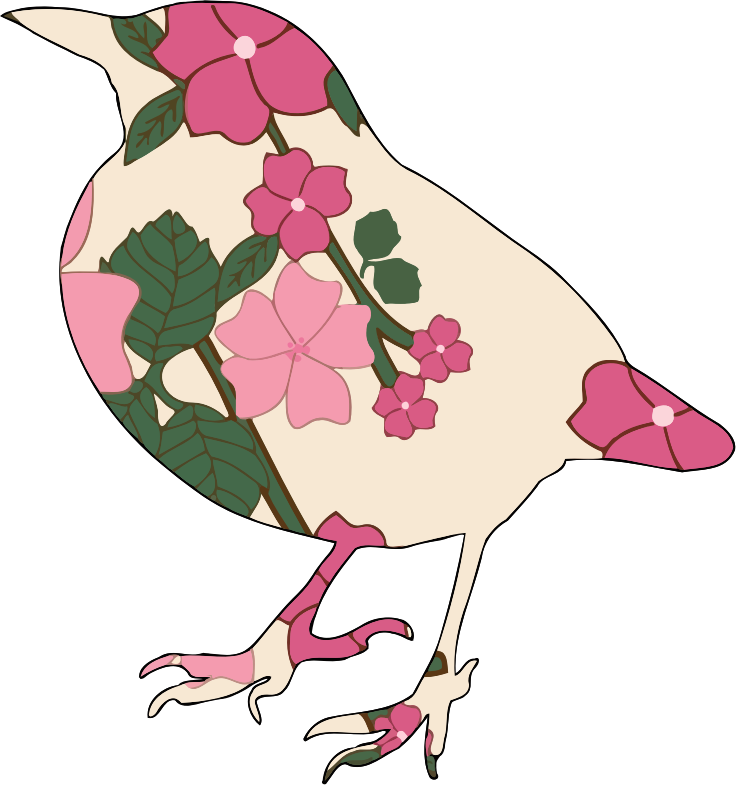 Birds Cosmetic / Travel Bag (736x785), Png Download