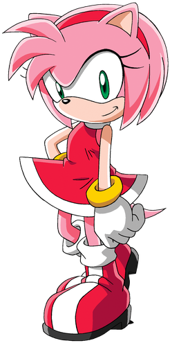 Large - Amy Rose Sonic X (255x500), Png Download
