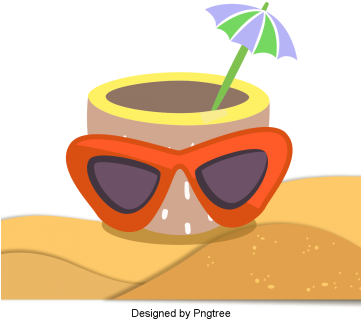 Delicious Coconut Creative Material Design, Coconut, - Portable Network Graphics (360x360), Png Download