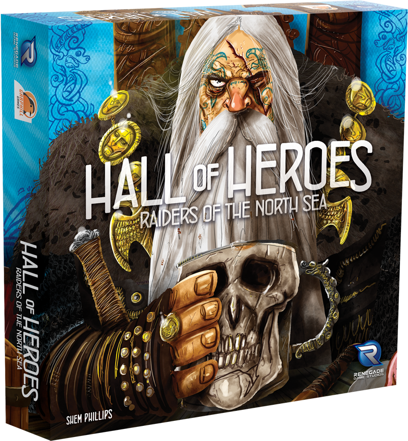 Ns Hallofheroes 3dbox Rgb Small Square - Raiders Of The North Sea Expansion (876x876), Png Download