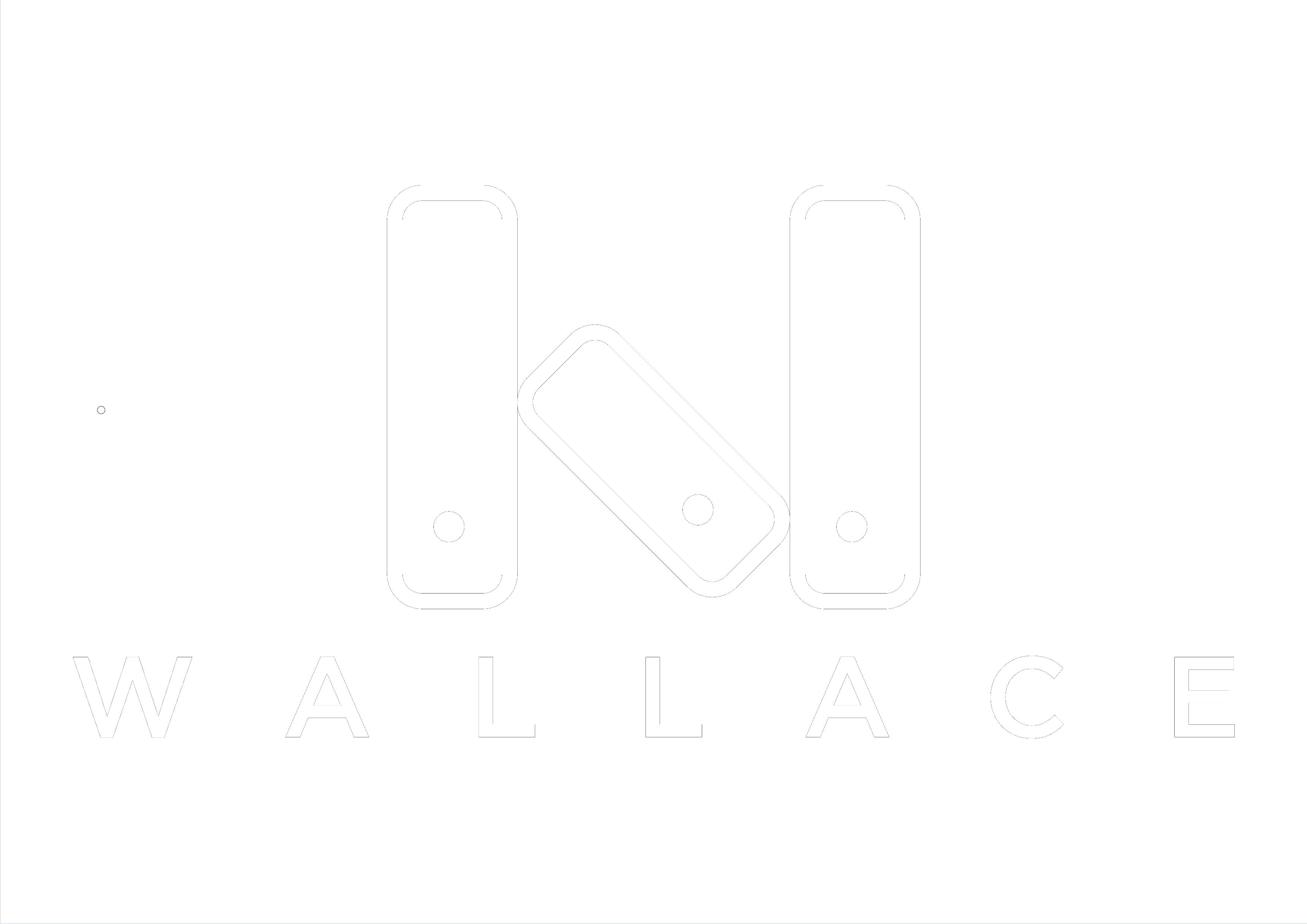 Wallace's Logo - Line Art (3507x2480), Png Download